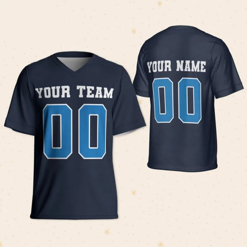 Custom Football Jersey Name Number Logo