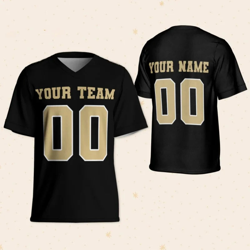 Custom Football Jersey Name Number Logo
