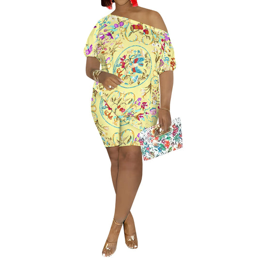 Women Casual Floral Print 2 Piece Outfits Jumpsuits