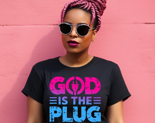 God is the plug svg